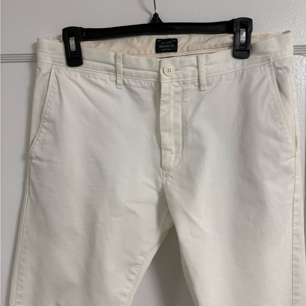 J. Crew White Men's Chinos